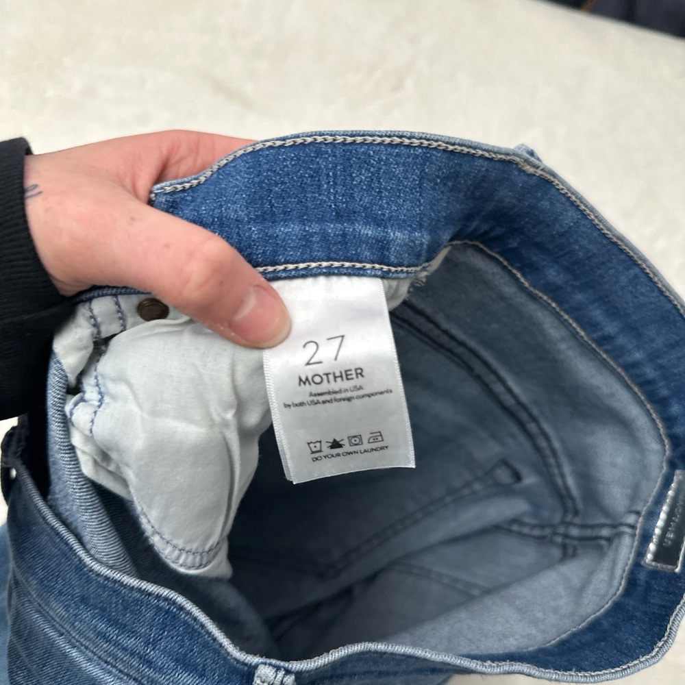 MOTHER The Stunner Ankle Fray Jeans - Picture 7 of 8